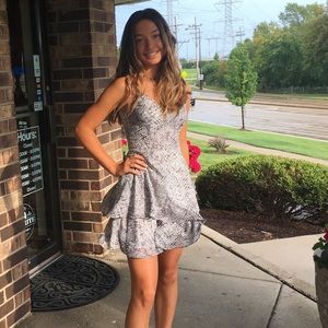 Snakeskin Formal Dress